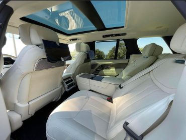 Intérieur Range Rover, Location SUV avec Chauffeur, Travel Limousines 